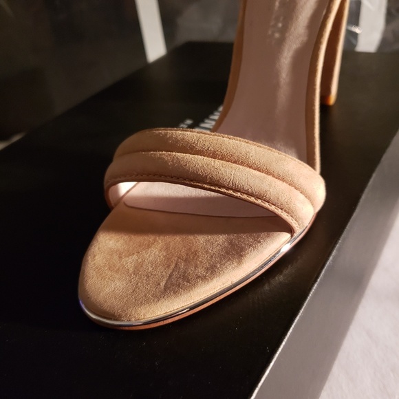 NEW! Kenneth Cole Tan Block-Heel Sandals 5 - Picture 4 of 7